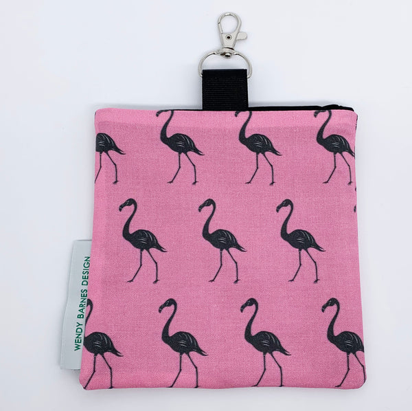 Flamingo Keychain Bag