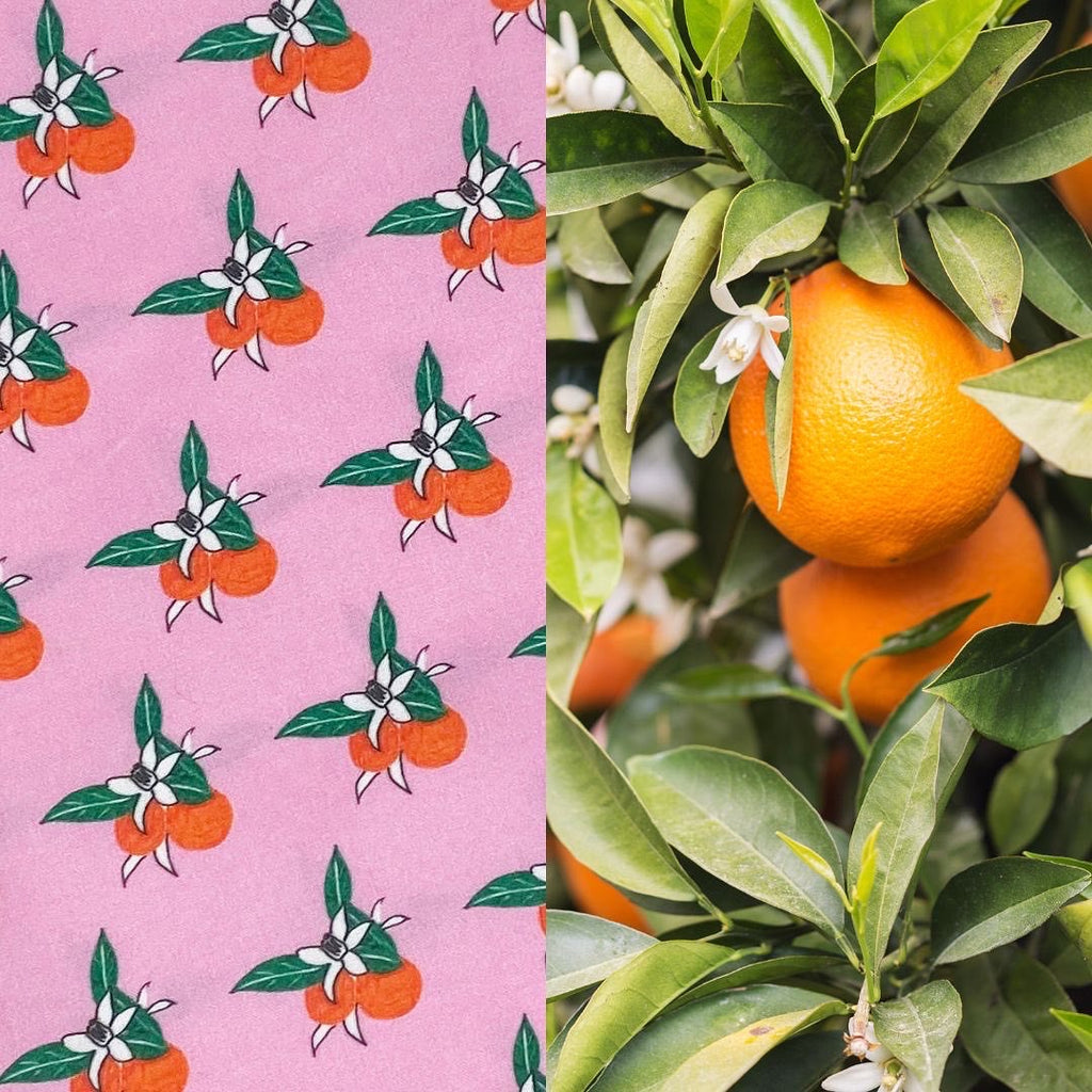 Orange Surface pattern design