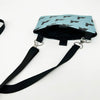 gray crossbody phone bag