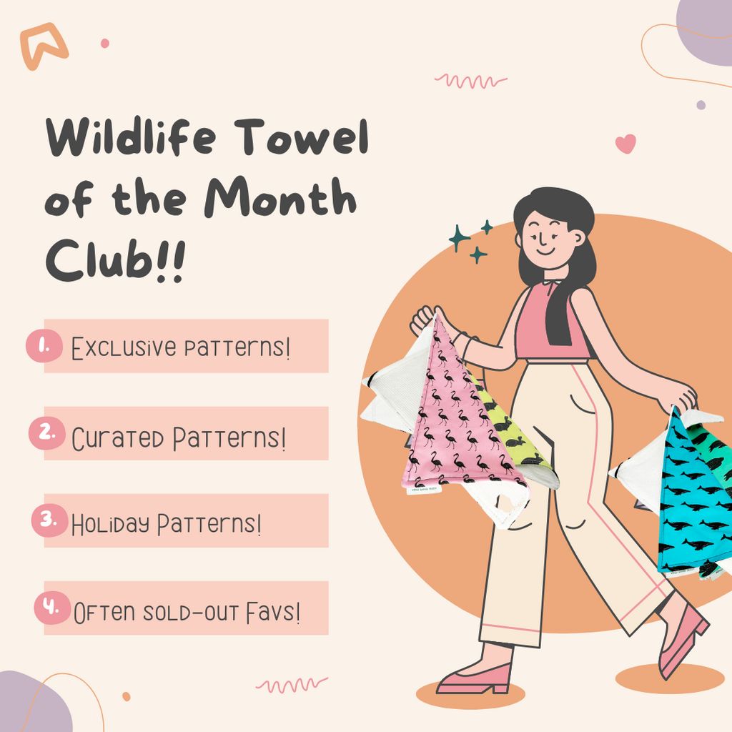 Wildlife Towel of the Month Club Wendy Barnes Design