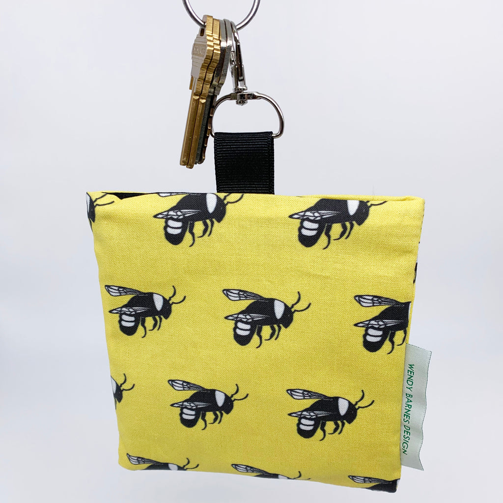 Bee Keychain Bag