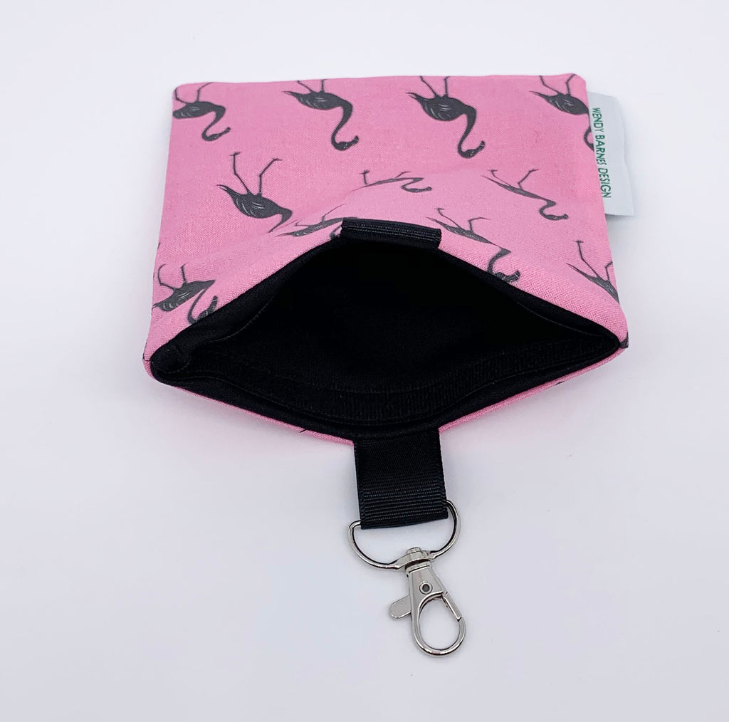 Flamingo Keychain Bag