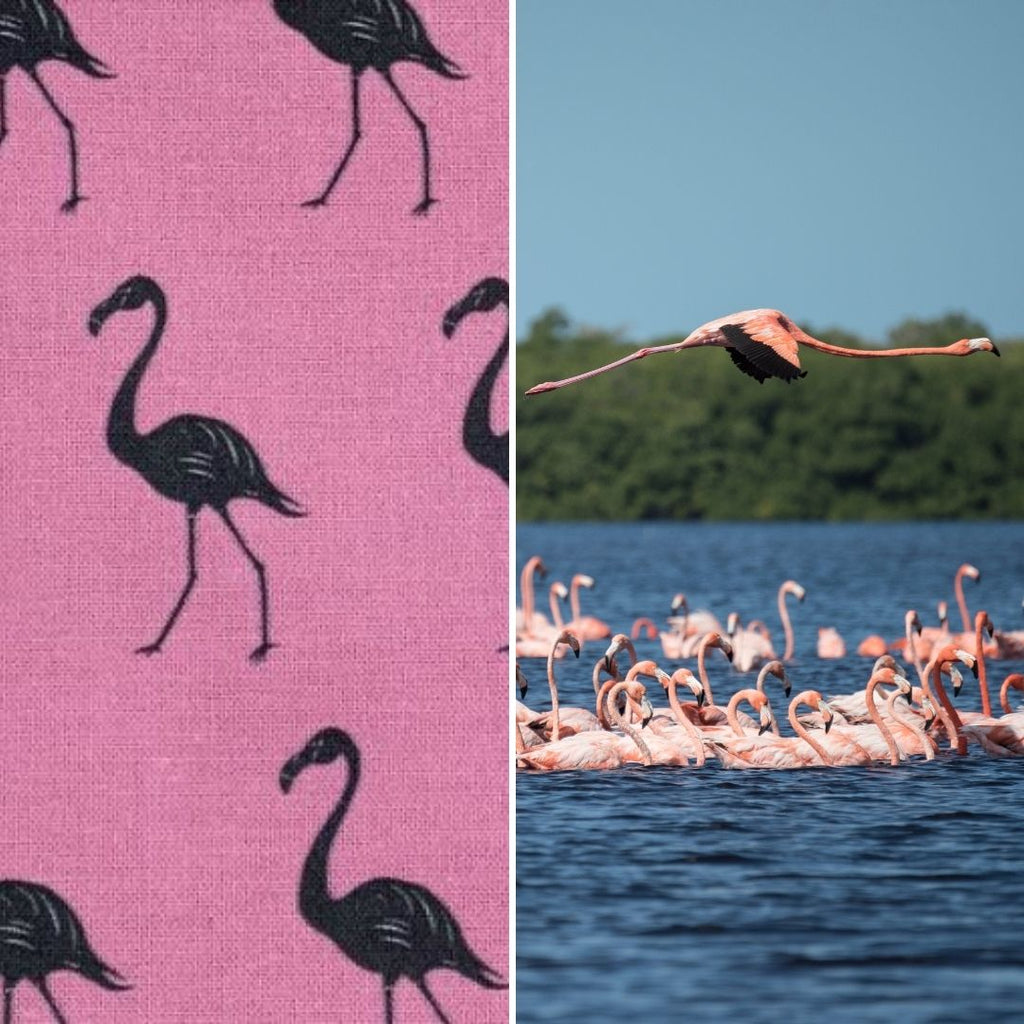 flamingo fabric