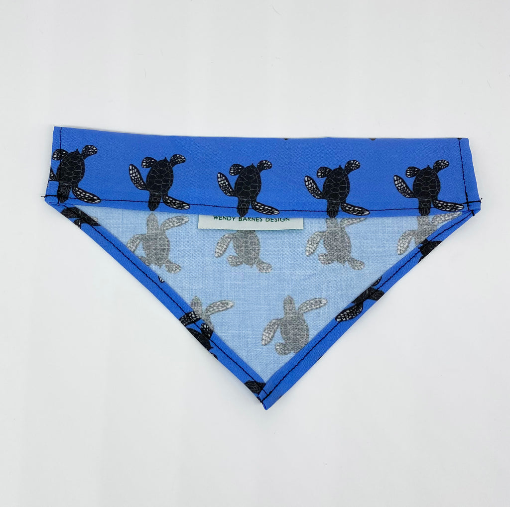 Sea turtle dog bandana