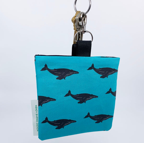 Humpback Whale Keychain Bag