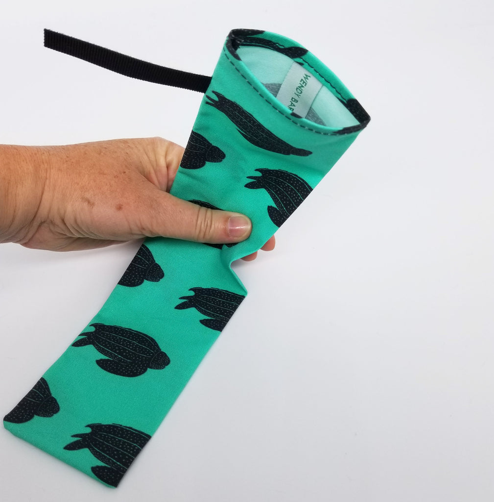 Leatherback Sea Turtle Reusable Straw Case