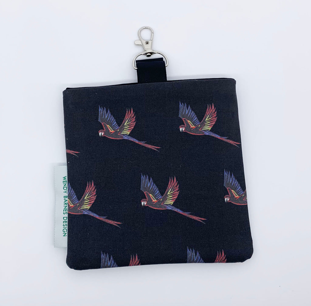 Macaw Keychain Bag