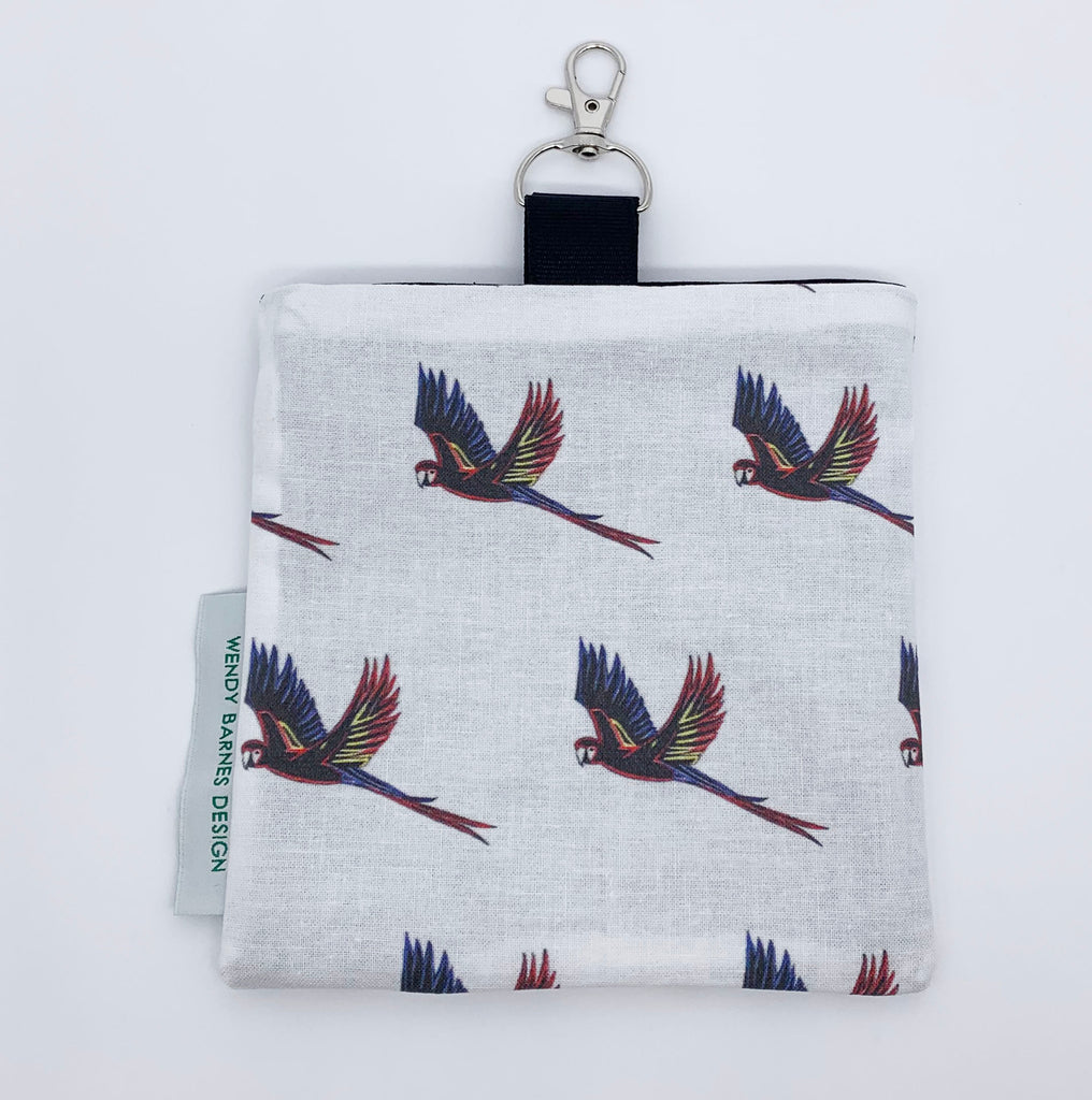 Macaw Keychain Bag