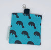 Manatee Keychain Bag