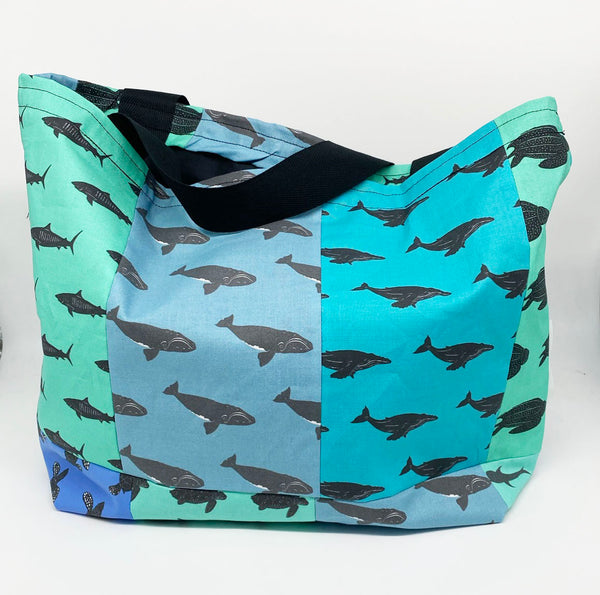 Tote Bag with whales