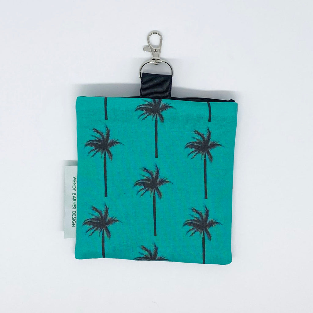 Palm Tree Keychain Bag