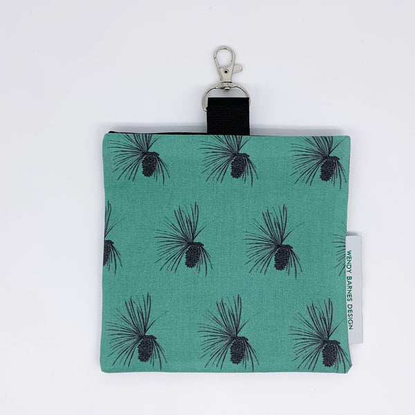 Pine Cone Keychain Bag 
