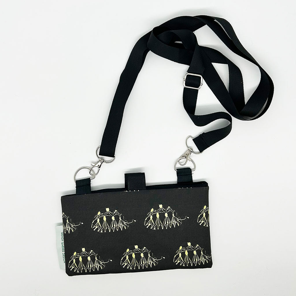 Black Crossbody Cell Phone Bag