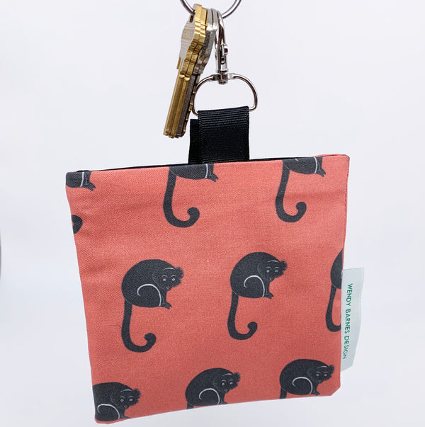 Red-ruffed Lemur Keychain Bag