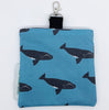 Right Whale Keychain Bag