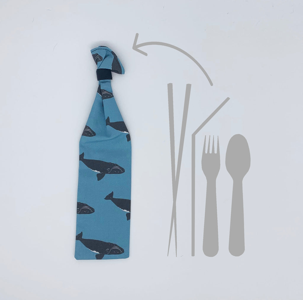 North Atlantic Right Whale Reusable Straw Case