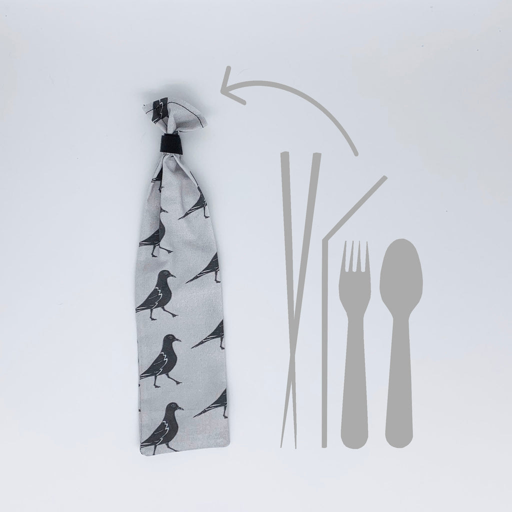 ring-billed gull reusable straw 