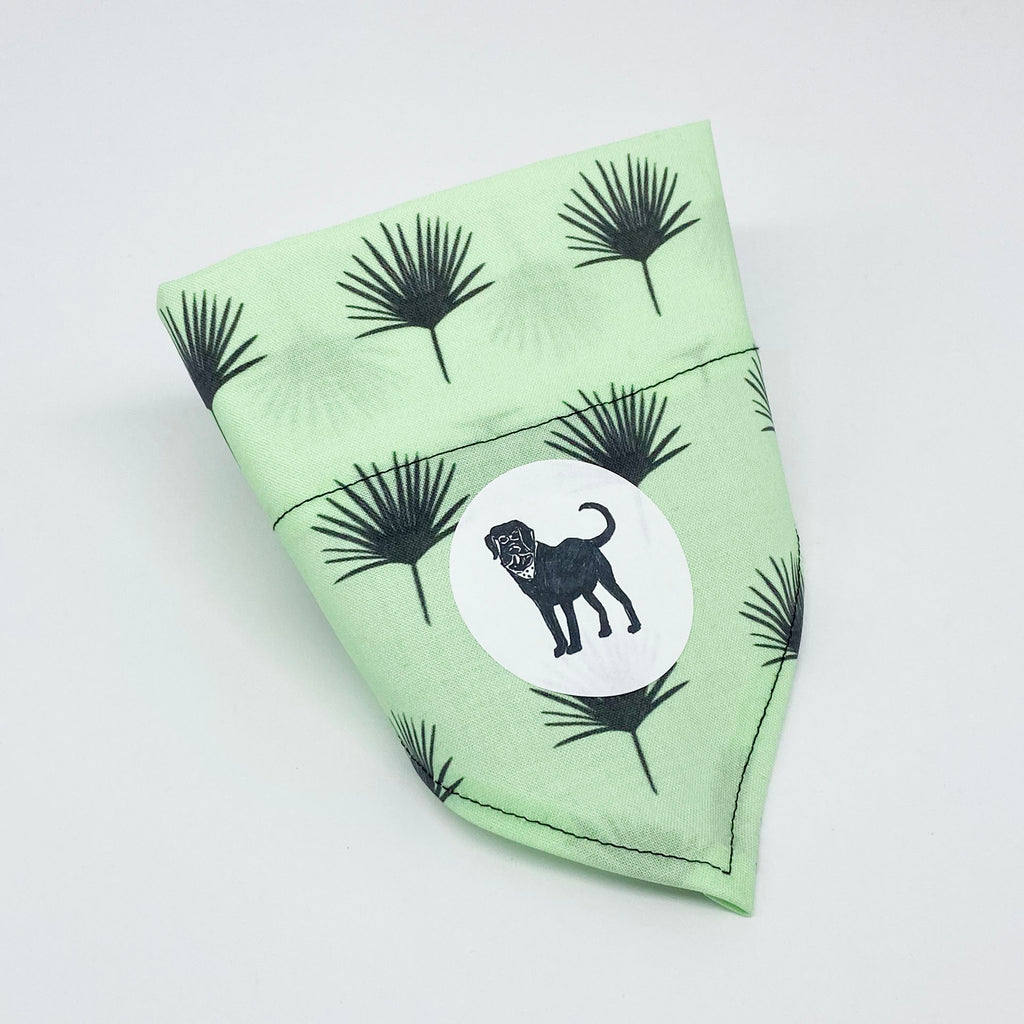 Saw Palmetto Palm Bandana for Dogs