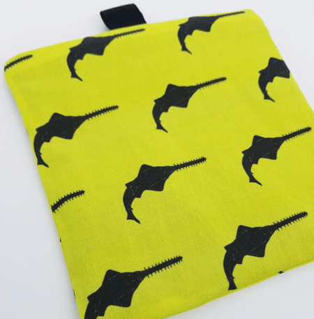 sawfish snack reusable bag