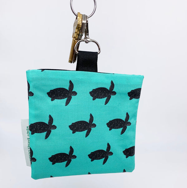 Sea Turtle Keychain Bag