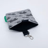Snow Leopard Keychain Bag