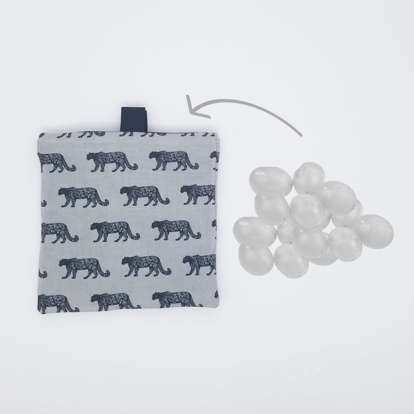 snow leopard snack bag