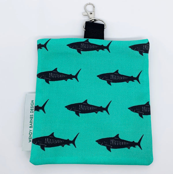 Tiger Shark Keychain Bag