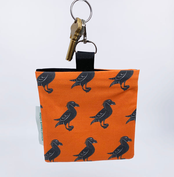 Tufted Puffin Keychain Bag