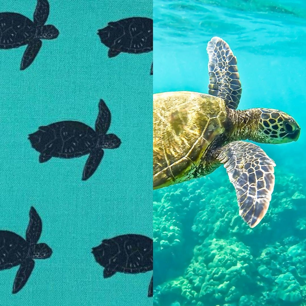 sea turtle fabric