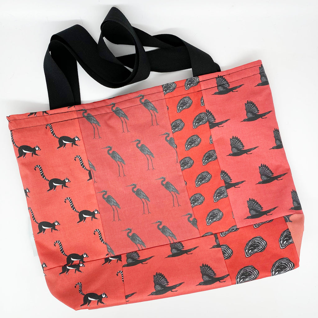 Red Shopping Tote