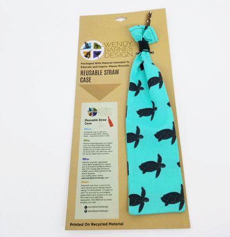 Sea Turtle Straw Case